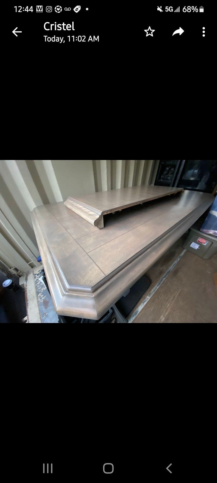 Solid Wood Breakfast Or Dinner Table
