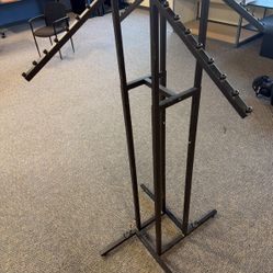 Black Metal Multi-arm Waterfall Display Rack