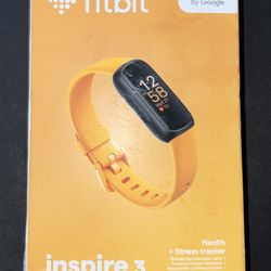 Yellow Fitbit Inspire 3
