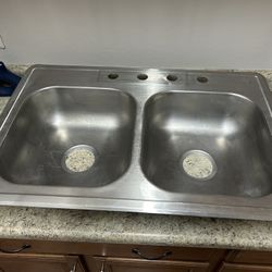 Dual Stainless Steel Sink 