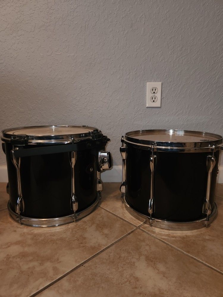 Pair Of Tama Rockstar Rack Tom