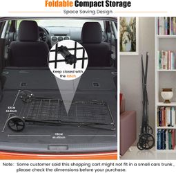 NEW Heavy Duty Folding Grocery Shopping Cart