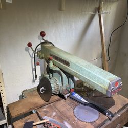 Old School Dewalt Radial Arm Table Saw