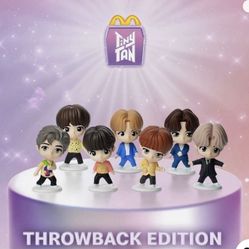 2025 Mcdonald's Tinytan X Bts Throwback Edition - Full Set