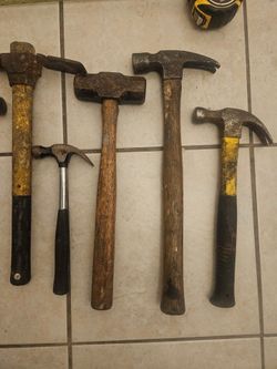 Lot of 10 vintage hammers WORKS PERFECTLY