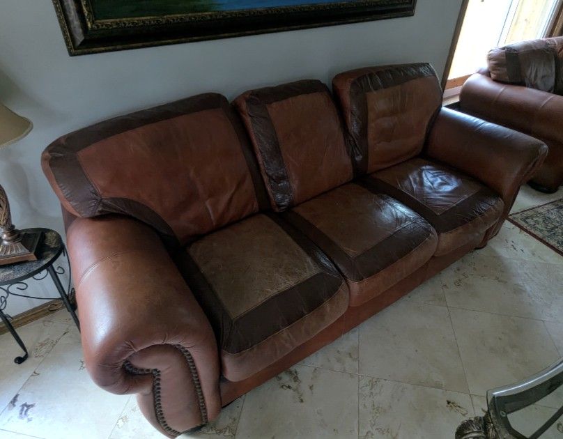 Leather Couch