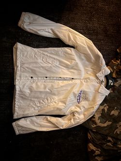 King fold windbreaker white