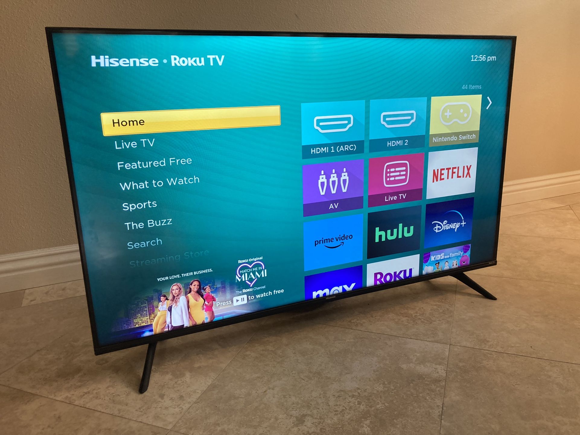 50" 4K UHD Hisense Roku TV with HDR