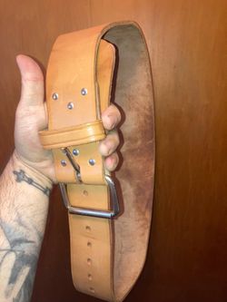 Genuine Leather Weight Belt - Large