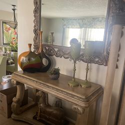 Gorgeous Console Table With Mirror 
