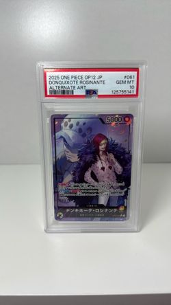 Donquixote Rosinante AA Leader op12 JP PSA 10