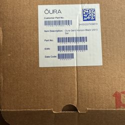 New Oura Gen3 Horizon Black Set