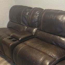 Leather Couch 4 Piece 