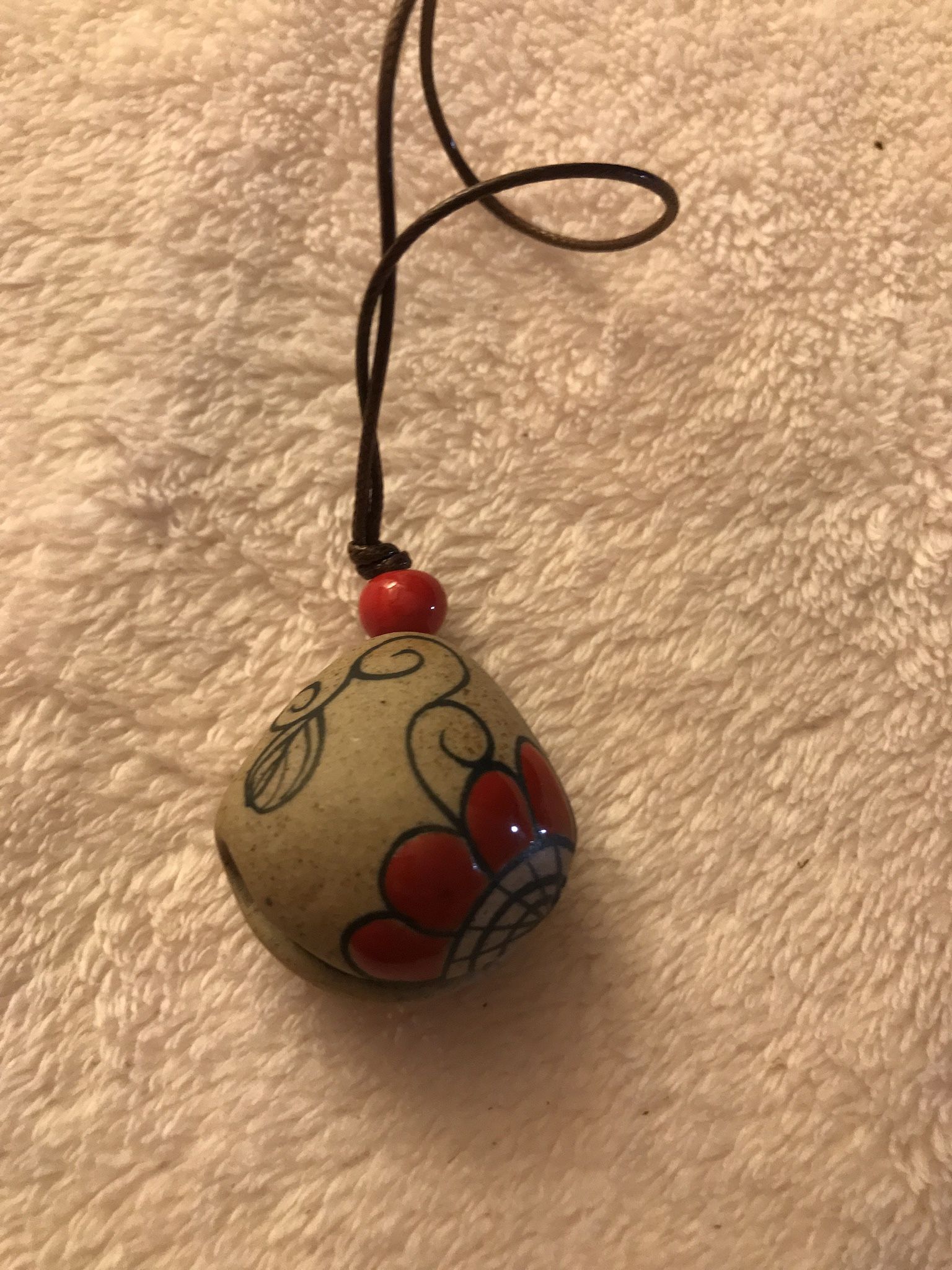 Big auspicious bell pendant