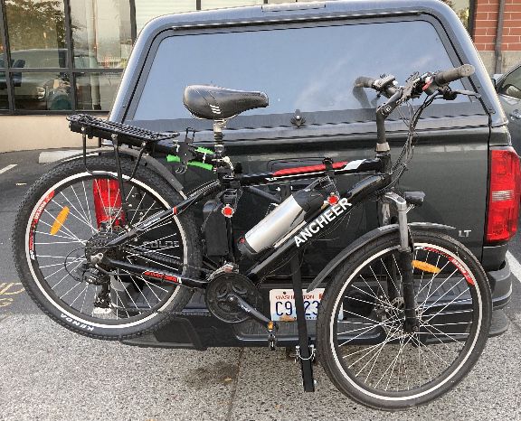 ANCHEER E Bike (w/ saddlebag, lights)