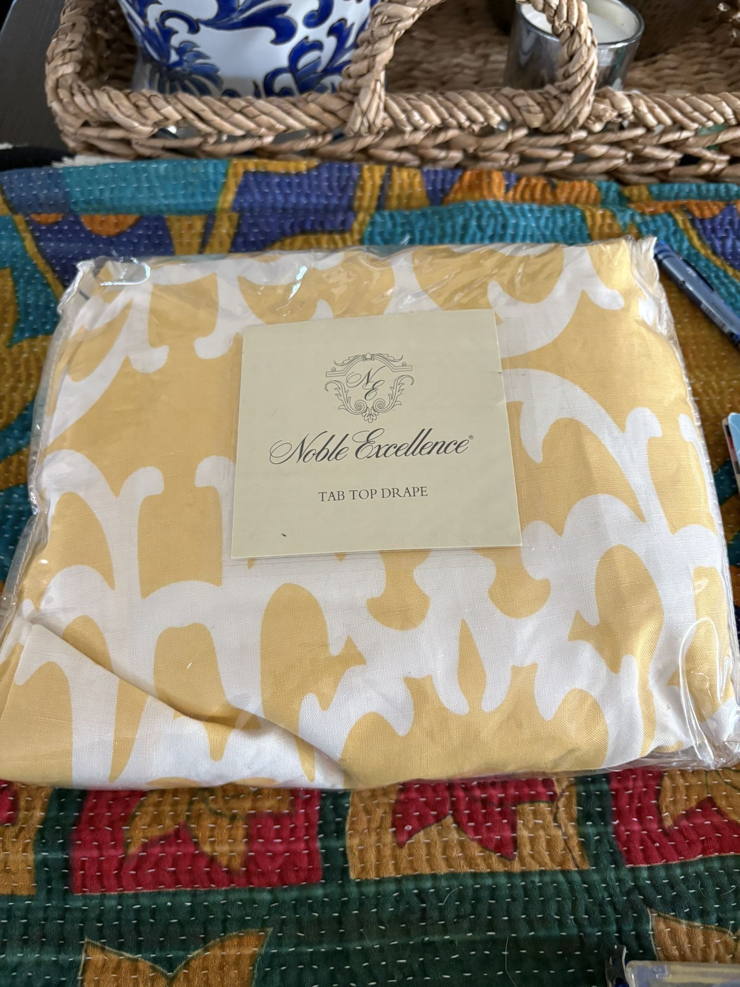 New Drapery Set-Tab Top