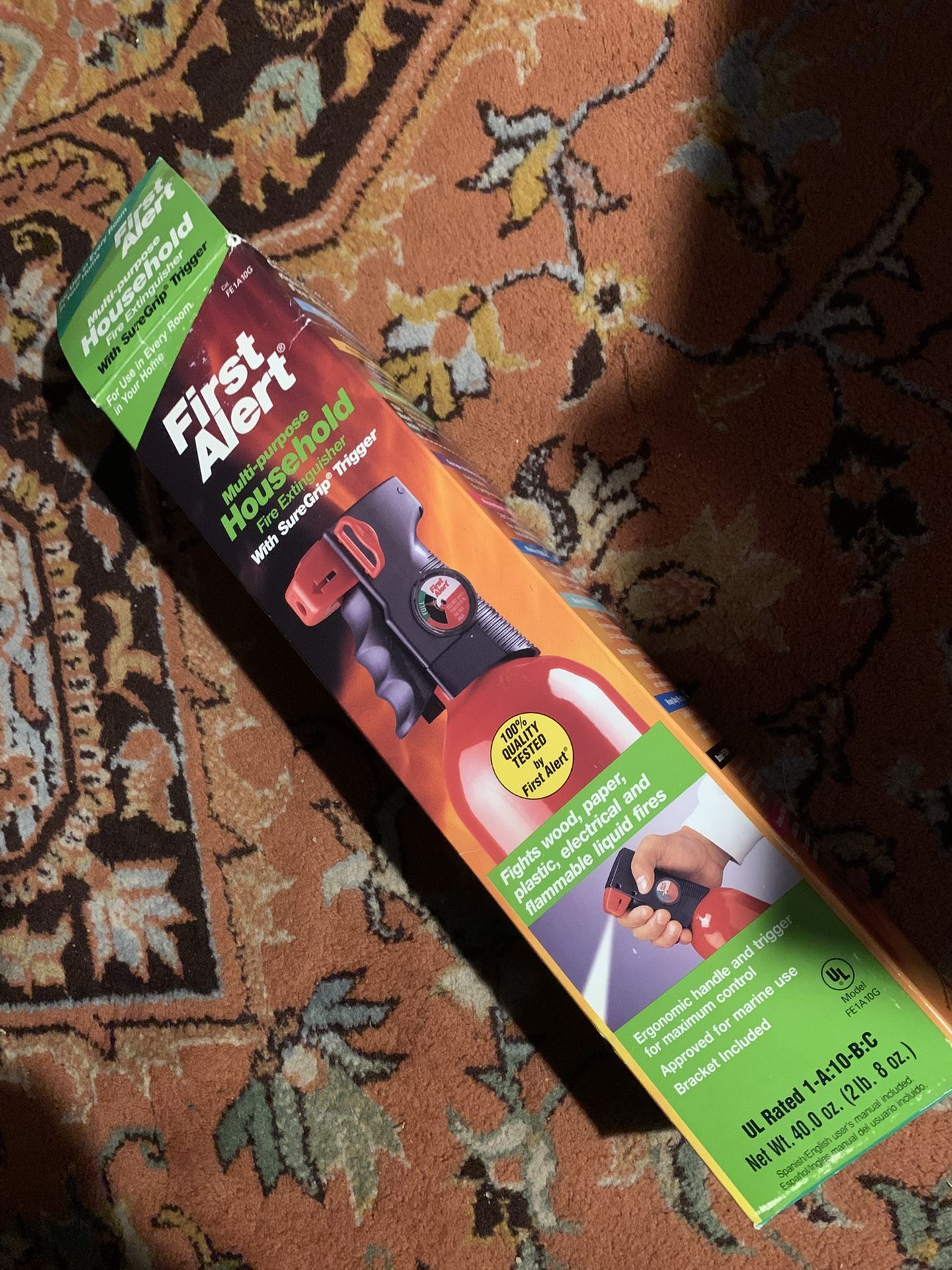Fire Extinguisher 40 Oz Household Or Marine Use