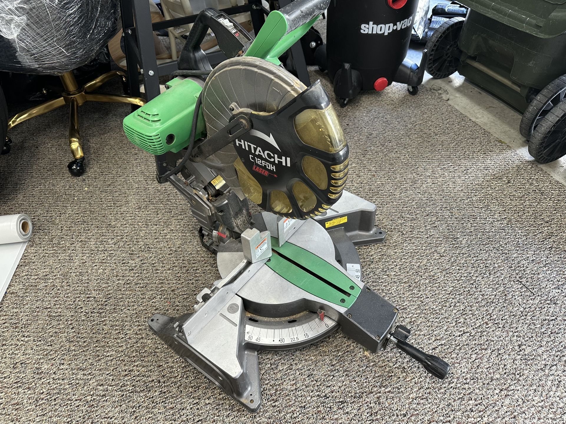 Hitachi Miter Saw 12” with Laser