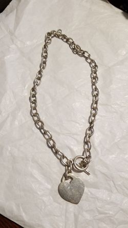 silver necklace