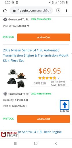 Nissan sentra 00-06