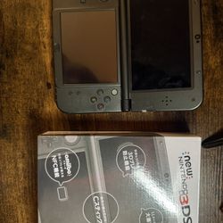 New 3DS XL/LL Dual IPS Metallic Black With Box 