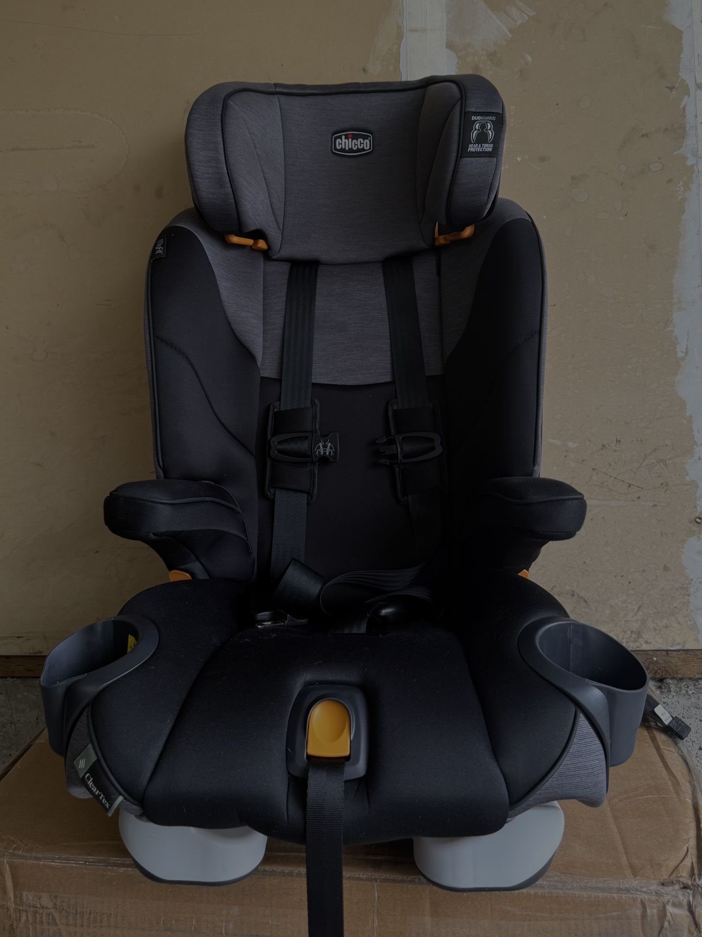 Chicco MyFit ClearTex Harness Booster Car Seat - Shadow