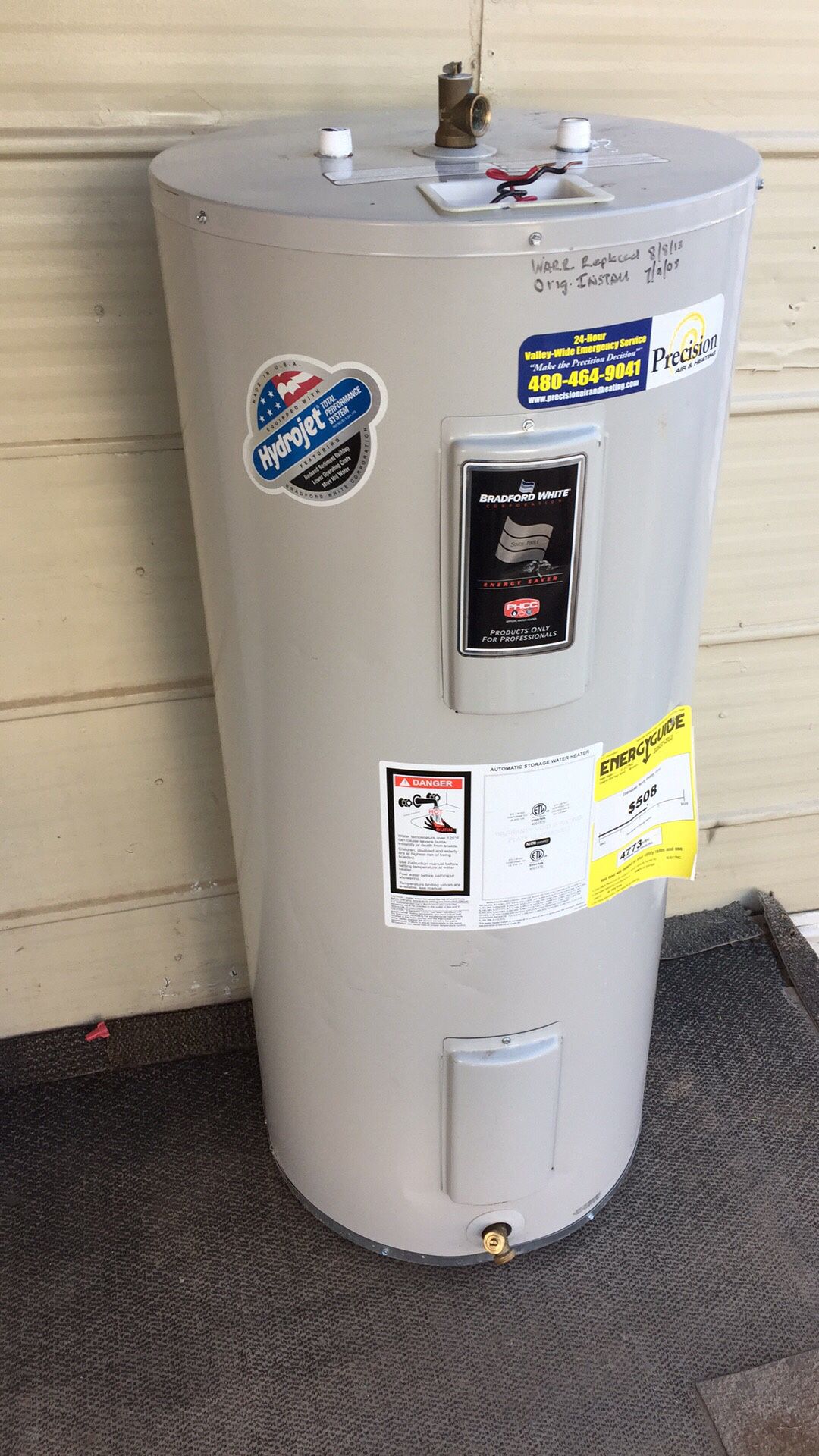 Electric water heater 40 gallons