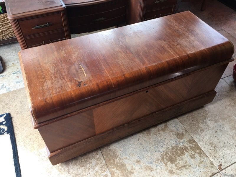 Antique Cedar chest 1936 Ed. Roos
