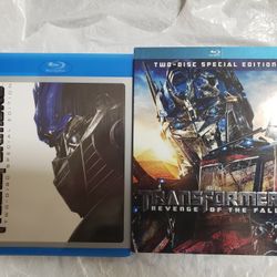 Transformers And Transformers Revenge Of The Fallen Blu Ray Sets Great Condituon 