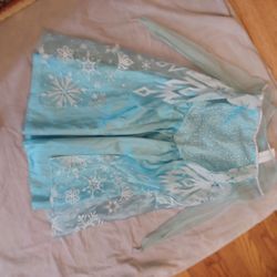 Disney Elsa Frozen dress and Princess Jasmine costume