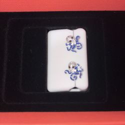 Octopus Earrings Iced Out S925 Silver