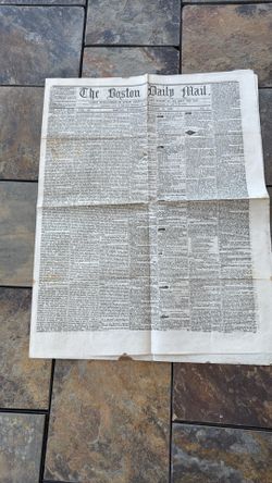 The Boston daily mail newspaper