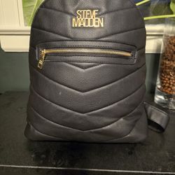Steve Madden Black Backpack