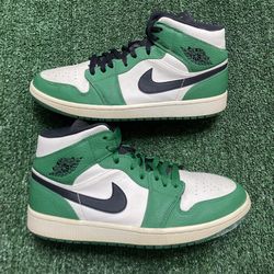 Jordan 1 Mid Pine Green size 12 USED