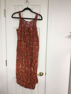 Women's Long Multi Color Sun Dress Cover Up Pullover One Size Fits All NWOT