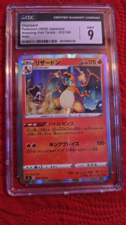 Pokemon Charizard 12 Japanese amazing volt CGC 9 