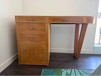 Midcentury modern wood desk