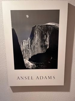Ansel Adams Black and White Photography Poster