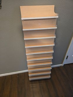 Multi-Tier Wall-Mount Display Rack