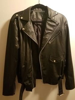 Faux Leather Jacket Male/Unisex
