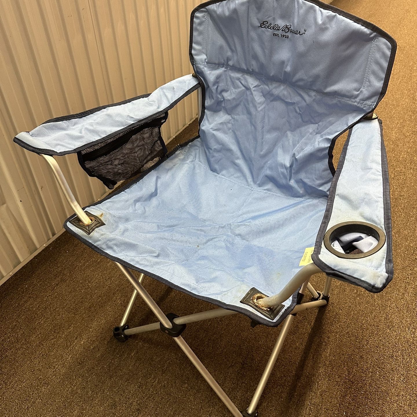 Eddie Bauer Blue Outdoor Folding Chair for Sale in Pembroke Pines