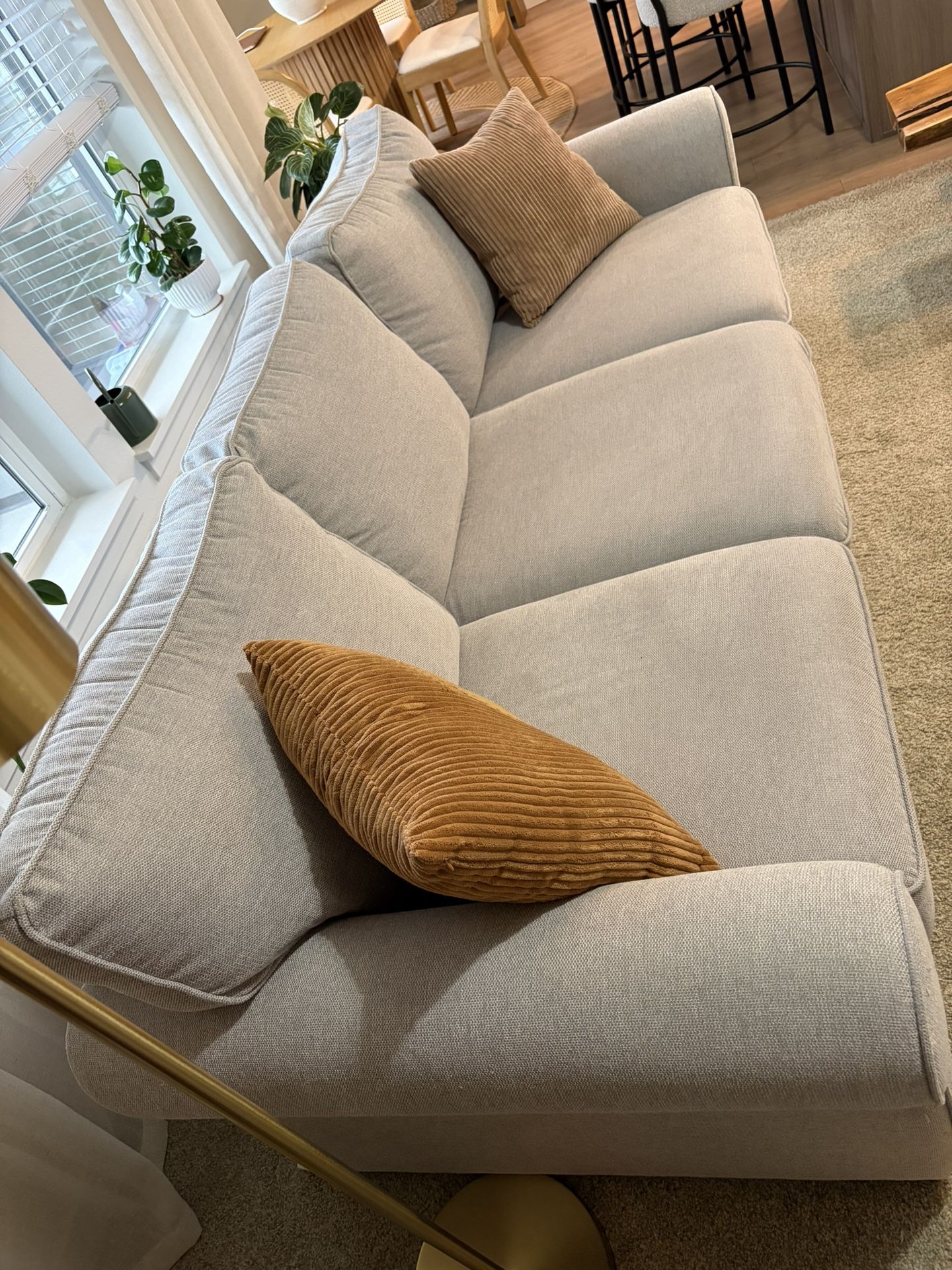 Good Condition CLEAN grey Couch-Sofa