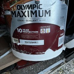 Olympic Maximum Stain And Sealant White Tintable 