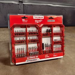 Milwaukee SHOCKWAVE 74pc Impact Bit Set 