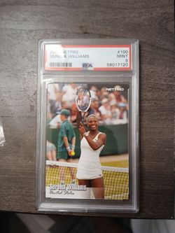 Serena Williams Tennis trading card