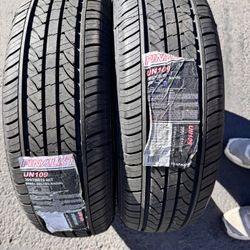 Pair (2) 205 70 15 Finalist all season tires 