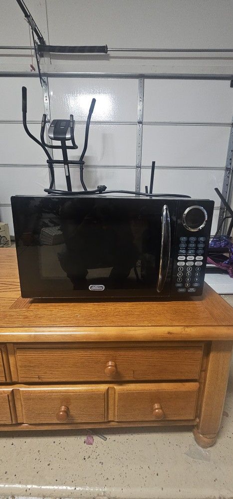 Beautiful Black Microwave