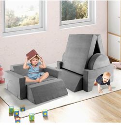 Popular Kids Play Couch Set - Build Forts, Lounges & More!