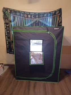 Complete 4x2 Indoor Grow Tent Setup – Mars Hydro TS1000 LED & 6" Inline Fan