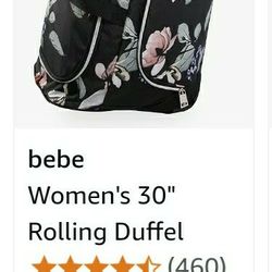 Bebe Rolling Duffle Bag
